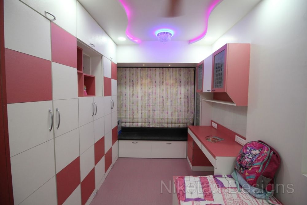Niketan's colour co-ordinated designs for bedrooms